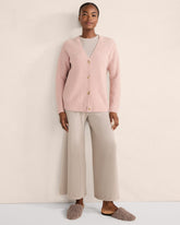 CASHMERE SHAKER STITCH CARDIGAN