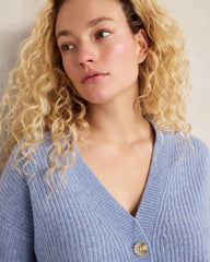 CASHMERE SHAKER STITCH CARDIGAN