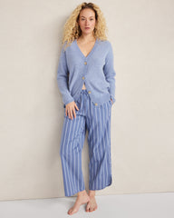 CASHMERE SHAKER STITCH CARDIGAN