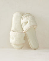 PLUSH CUTOUT SLIPPERS