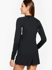 SUN OCEAN SAND ZIP FRONT JACKET - COLORBLOCK