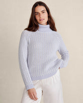TEXTURE STITCH TURTLENECK