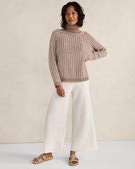 TEXTURE STITCH TURTLENECK