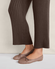 SOFT LEATHER BALLET FLATS