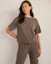CASHMERE CREWNECK TEE