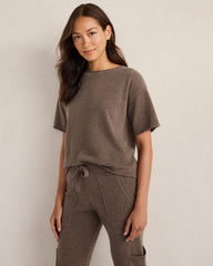 CASHMERE CREWNECK TEE