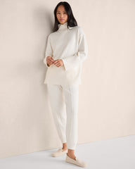 FELTED WOOL BLEND LOAFER SLIPPERS