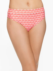 AQUA CLUB HIGH WAIST SWIM BOTTOM - FIJI SHELL