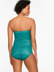 MIRACLESUIT® AVANTI BANDEAU ONE PIECE - PAINTERLY STRIPE
