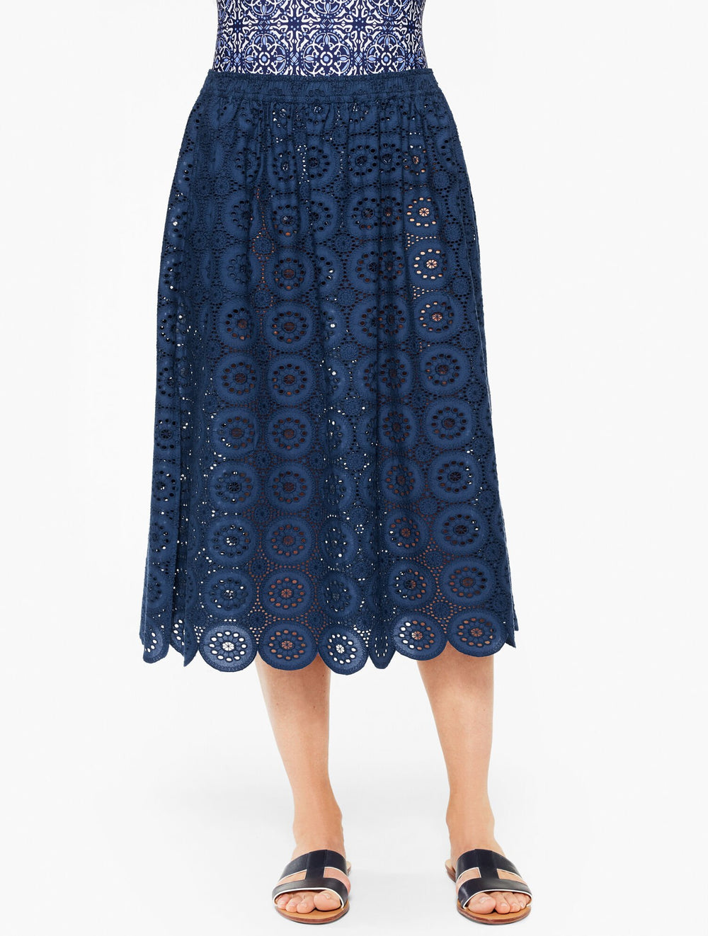AQUA CLUB EYELET SKIRT COVER-UP