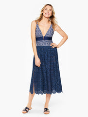 AQUA CLUB EYELET SKIRT COVER-UP