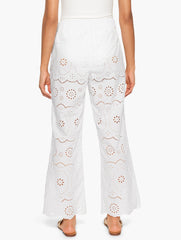 AQUA CLUB EYELET PANT COVER-UP