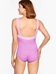 SUN OCEAN SAND SCOOP NECK ONE PIECE - CLASSIC STRIPE