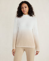 DIP-DYED ORGANIC COTTON ROLLNECK SWEATER