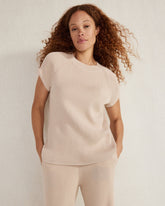ORGANIC COTTON RIB KNIT SWEATER
