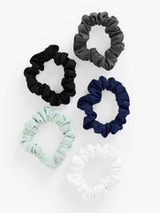 T BY TALBOTS SCRUNCHIE SET OF 5