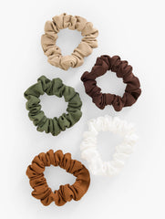 T BY TALBOTS SCRUNCHIE SET OF 5