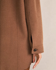 WOOL BLEND OVERSIZED SHACKET