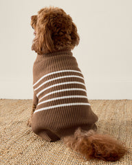 ORGANIC COTTON STRIPED DOG SWEATER