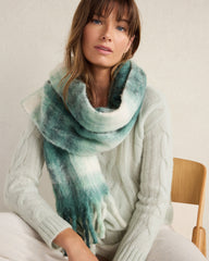 OVERSIZED PLAID SCARF