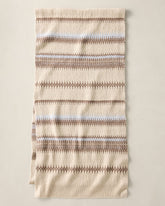 ORGANIC COTTON BLEND FAIR ISLE SCARF