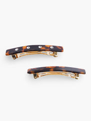 TORTOISESHELL BARRETTE SET