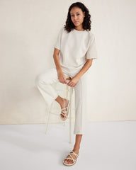 LEATHER STRAPPY SLIDES