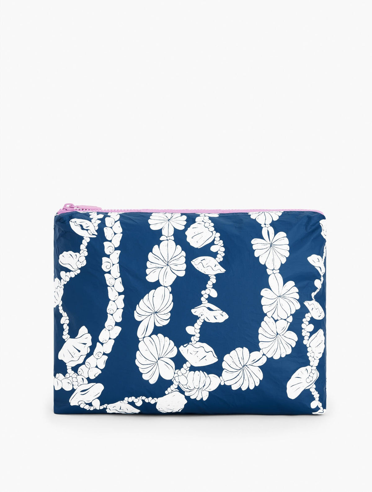 ALOHA COLLECTION MID SHELL LEI REVERSIBLE POUCH