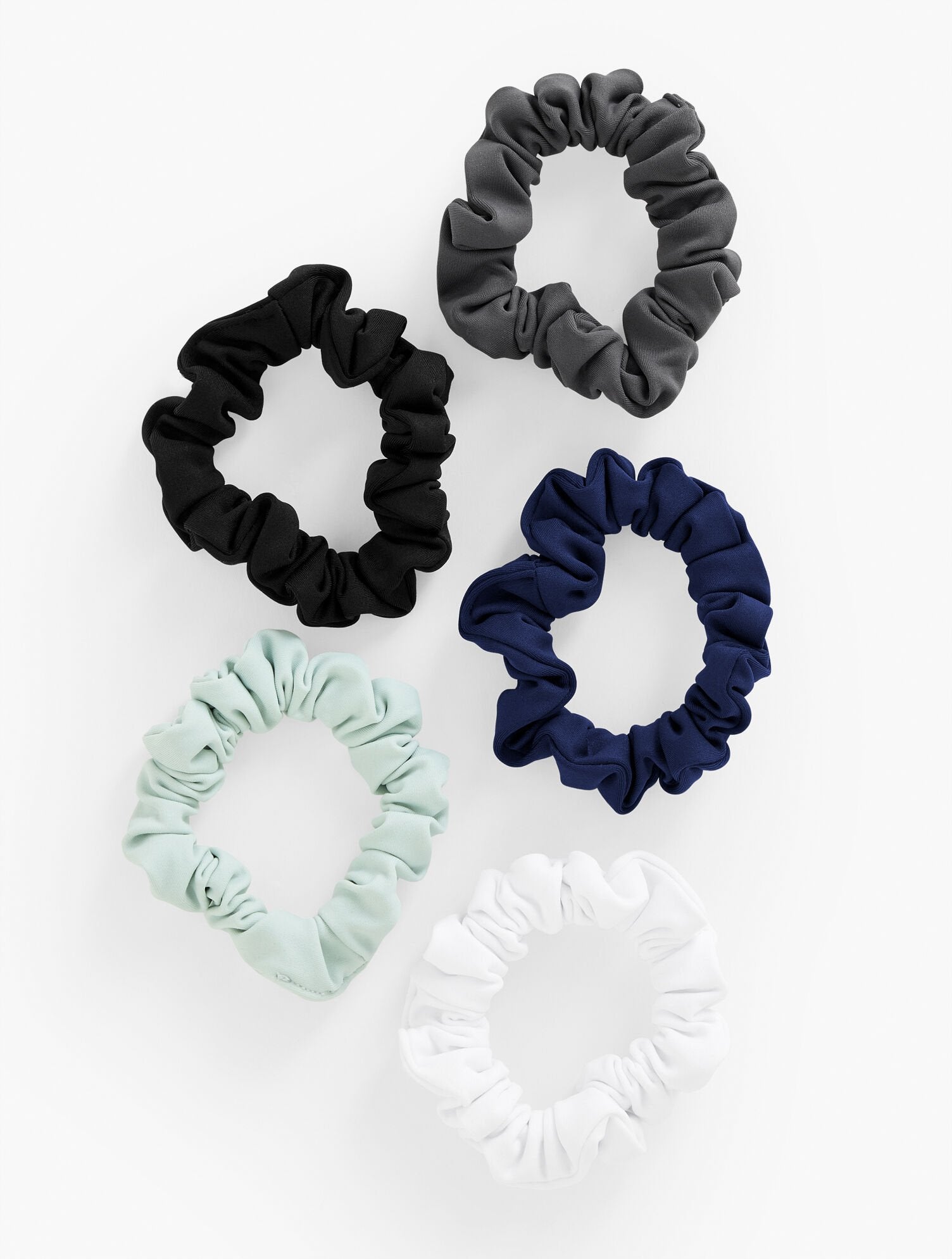 T BY TALBOTS SCRUNCHIE SET OF 5