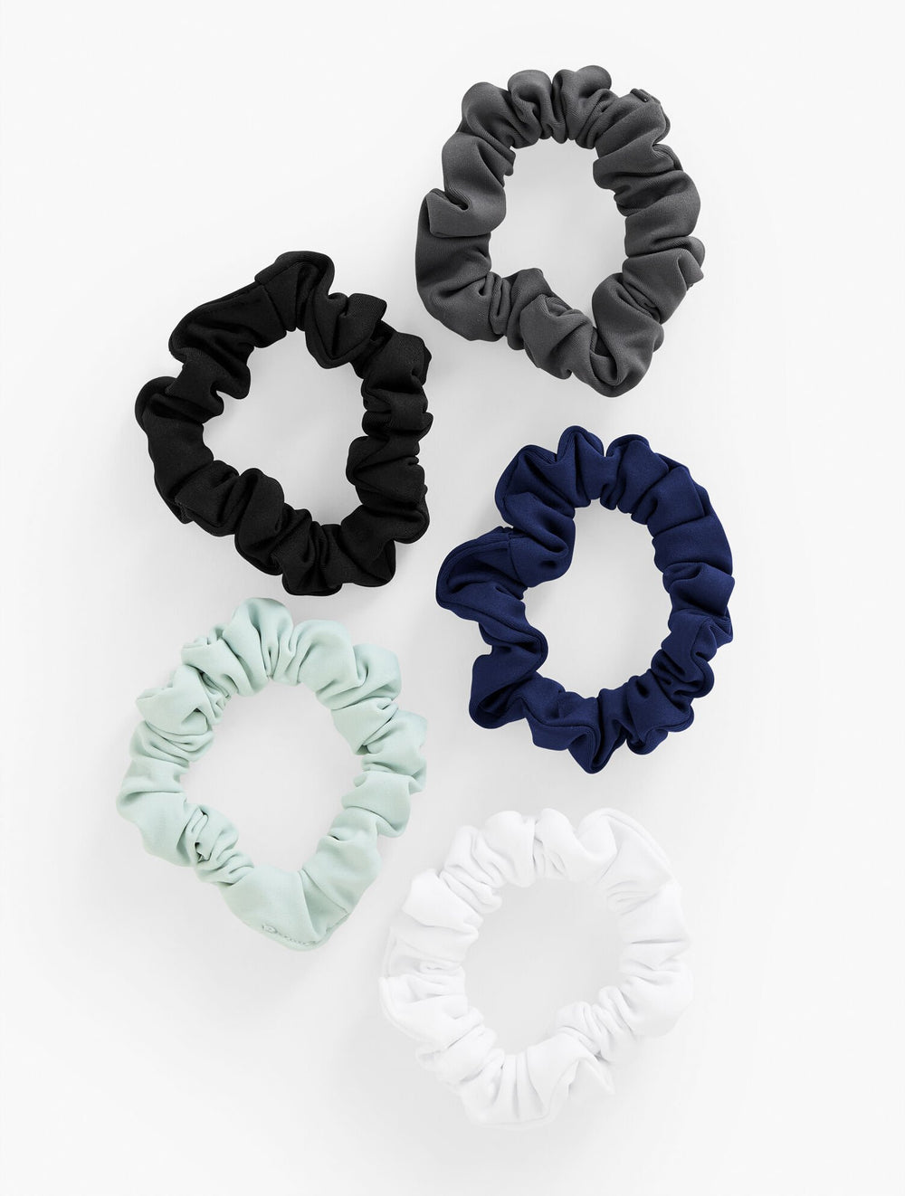 T BY TALBOTS SCRUNCHIE SET OF 5